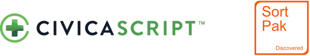 Civicasript-Sortpak partnership logo